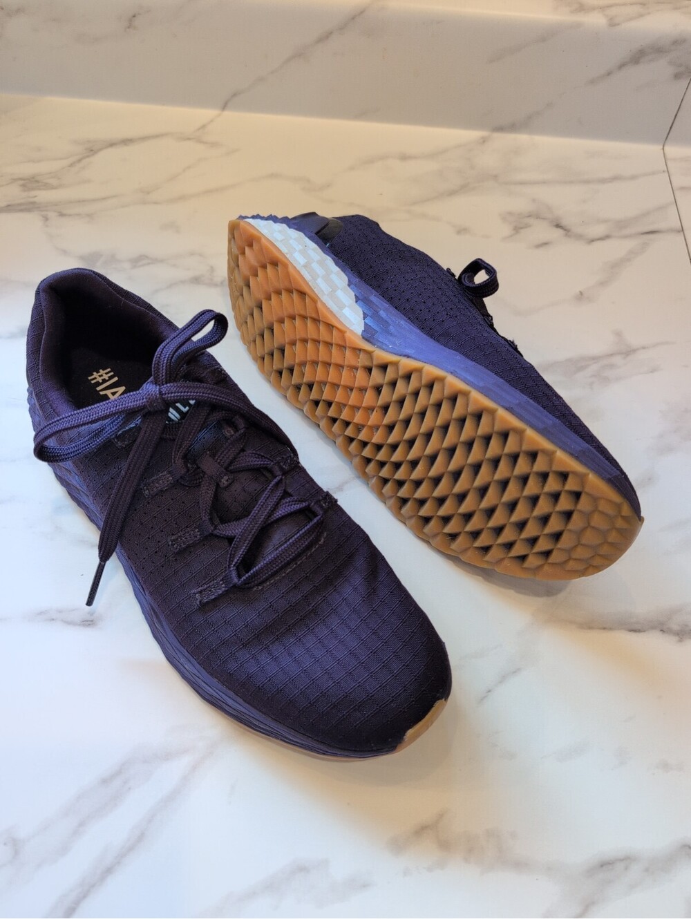 NOBULL Ripstop Runner Running Shoes Sneakers Womens Size 8.5 Plum Purple Gym